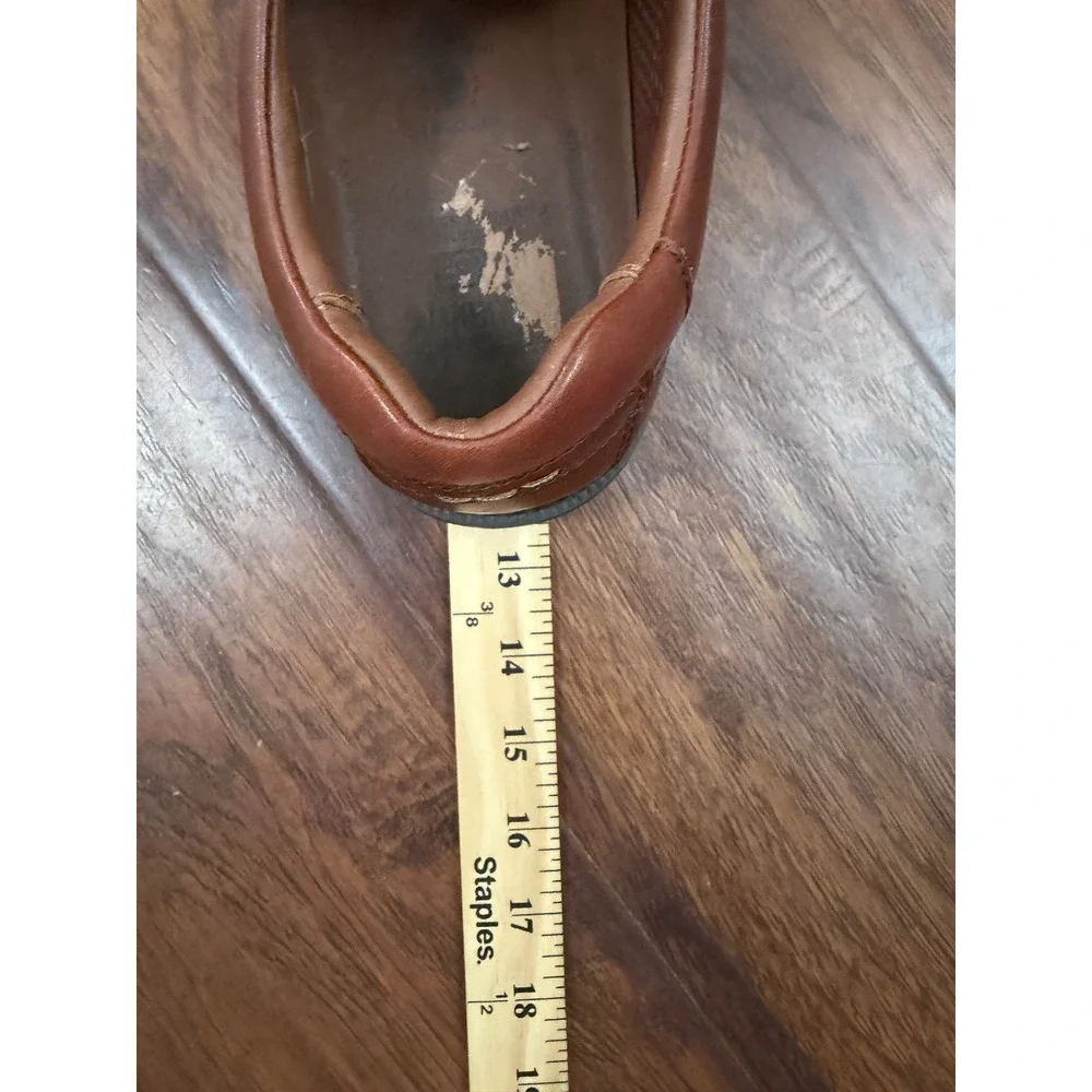 Johnston Murphy XC4 Mens 10M Brown Leather Slip On Loafers Waterproof Comfort